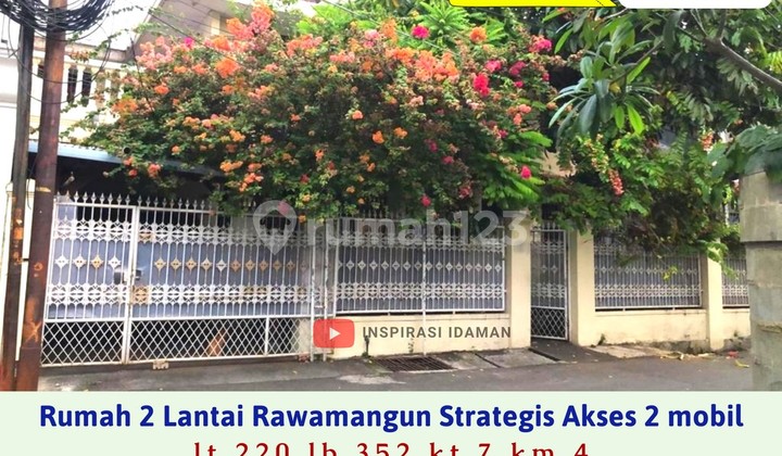 Rumah 2 Lantai Rawamangun Pulo Gadung Jaktim