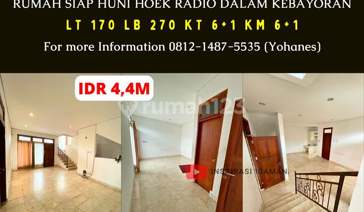 Rumah Siap Huni 170Mtr Hoek Radio Dalam Kebayoran Rumah Siap Huni 170Mtr Hoek Radio Dalam Kebayoran