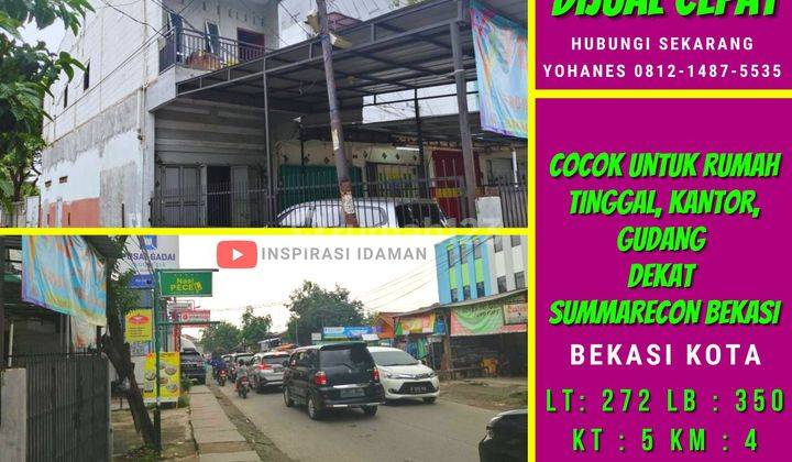 Jual Cepat Rumah Strategis Dekat Summarecon Bekasi Cocok Untuk Investasi 1