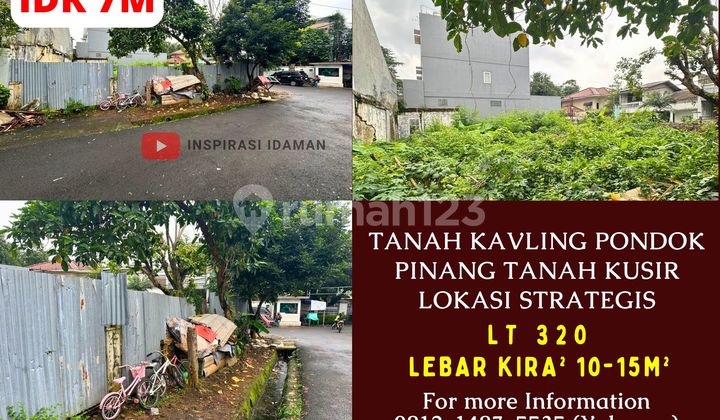 Pondok Pinang Land Plot Tanah Kusir Strategic Location