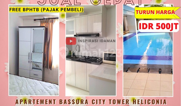 Apartement Bassura City 2Br Semi Furnish Tower Heliconia Apartement Bassura City 2Br Semi Furnish Tower Heliconia