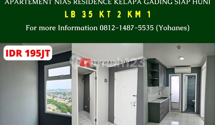 Apartement Nias Residence Kelapa Gading Siap Huni
