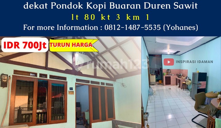 Rumah Perumnas Klender Akses Motor Dekat Pondok Kopi Buaran Duren Sawit Rumah Perumnas Klender Akses Motor Dekat Pondok Kopi Buaran Duren Sawit