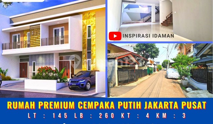Premium House 145M² 3 Floors Cempaka Putih Barat