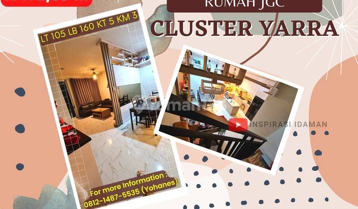 Rumah Jgc Cluster Yarra Full Furnished di Cakung Jakarta Timur 1