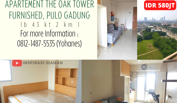 Apartement The Oak Tower Furnished 1