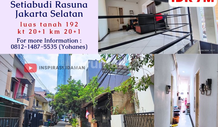 Rumah Kost 20Kt Luas 192Mtr Setiabudi Rasuna Sudirman Rumah Kost 20Kt Luas 192Mtr Setiabudi Rasuna Sudirman