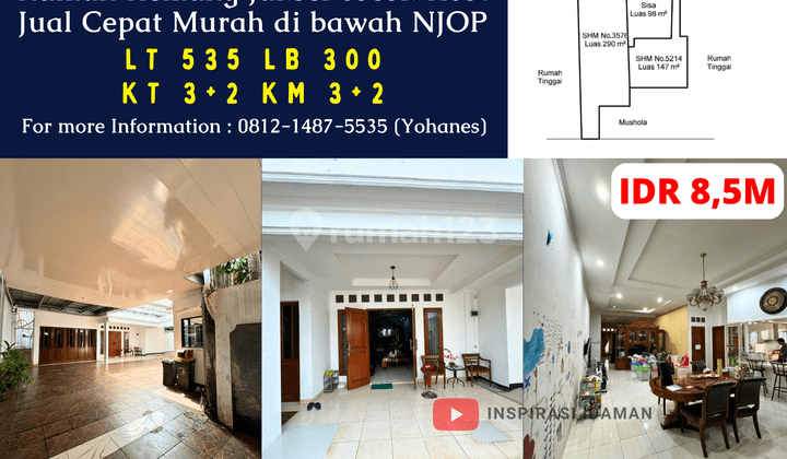 Jual Cepat Murah di Bawah Njop Rumah 535mtr Kemang Jaksel Cocok Kost 1