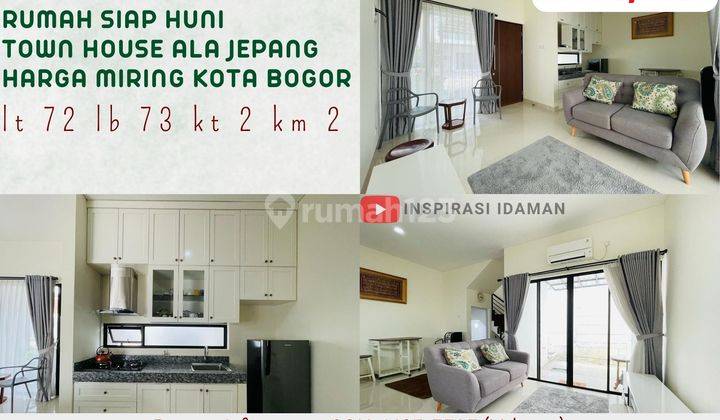 Rumah Siap Huni Town House Ala Jepang Harga Miring Kota Bogor 1