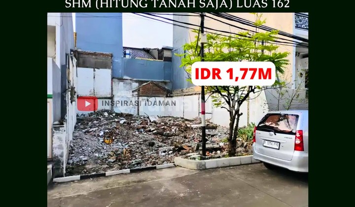 Old House in Duren Sawit, New 9X18m, SHM (Land Only)