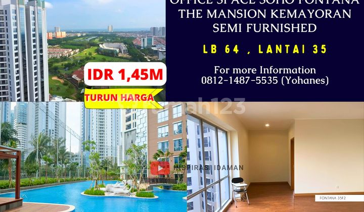 Office Space Soho 64Mtr Fontana The Mansion Kemayoran