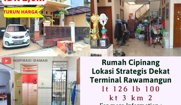 Rumah Cipinang Akses 2 Mobil Lokasi Strategis Dekat Terminal Rawamangun Rumah Cipinang Akses 2 Mobil Lokasi Strategis Dekat Terminal Rawamangun