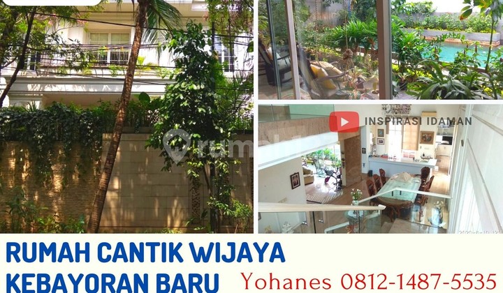 Rumah Cantik Wijaya 700Mtr Private Pool Kebayoran Baru