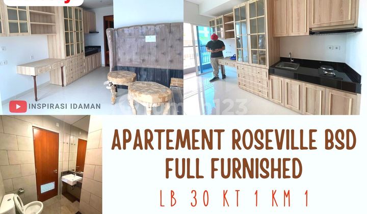 Apartement Roseville BSD 1Br Full Furnished 30M² Apartement Roseville BSD 1Br Full Furnished 30M²