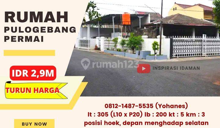 Rumah Pulo Gebang Permai Lokasi Strategis 1