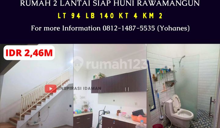 Rumah 2 Lantai Siap Huni Rawamangun Rumah 2 Lantai Siap Huni Rawamangun