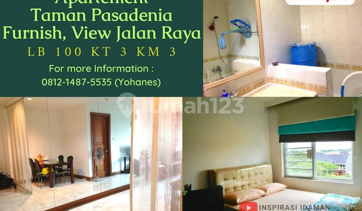 Apartement Taman Pasadenia 2+1Br Tower B Luas 100Mtr Furnis Apartement Taman Pasadenia 2+1Br Tower B Luas 100Mtr Furnis