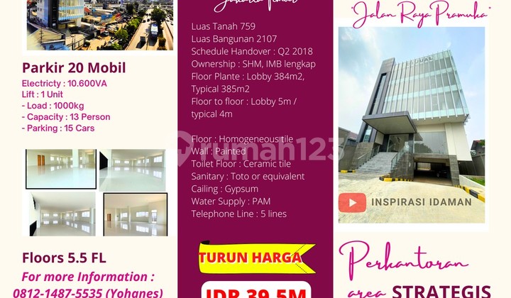 Gedung Baru Perkantoran Area Strategis Jakarta Timur