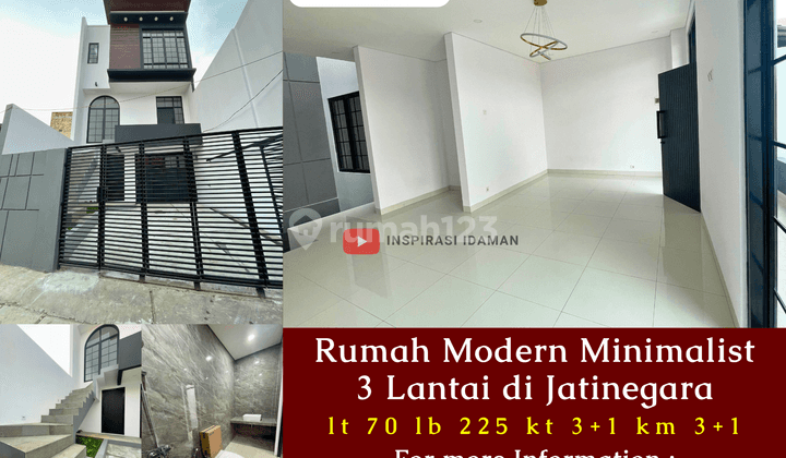 Rumah Modern Minimalist 3 Lantai di Jatinegara 1