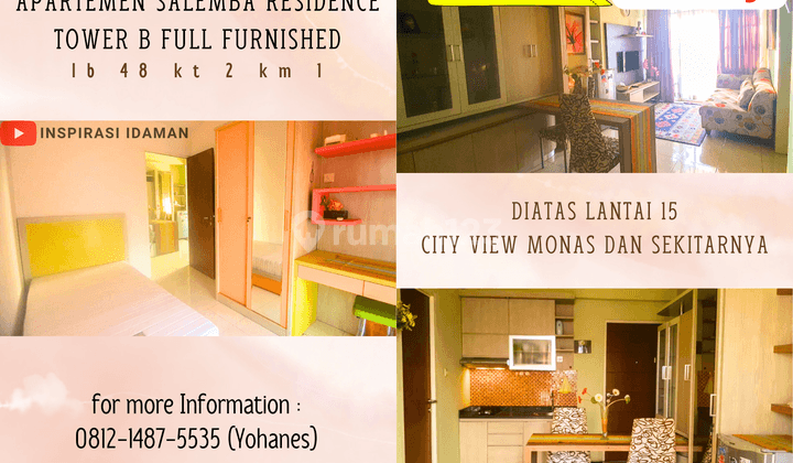 Apartemen Salemba Residence 2br Tower B Full Furnished 1