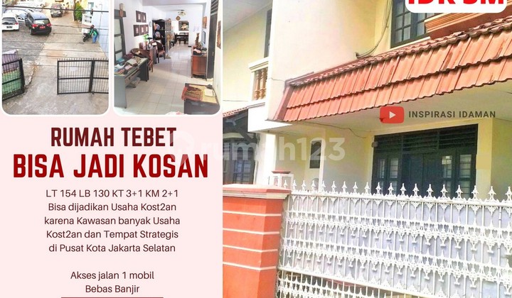 Rumah 2 Lantai 154Mtr Jalan 1 Mobil Tebet Saharjo Manggarai