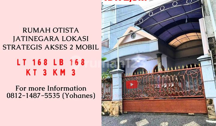 Rumah Otista Jatinegara Lokasi Strategis Akses 2 Mobil Rumah Otista Jatinegara Lokasi Strategis Akses 2 Mobil