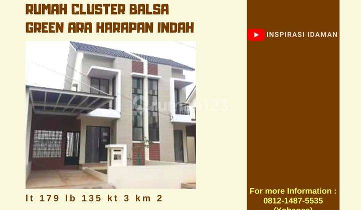 Rumah Cluster Balsa Green Ara Harapan Indah 1