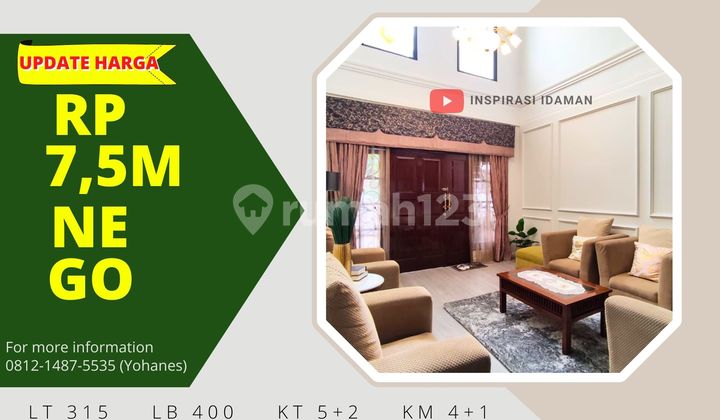 Rumah Sultan Duren Sawit Cantik dan Nyaman Rumah Sultan Duren Sawit Cantik dan Nyaman