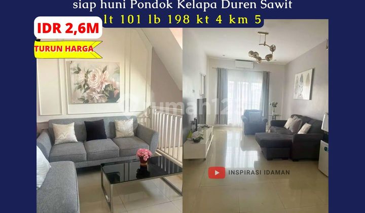 Rumah Usaha 3 Lantai Pinggir Jalan Raya Siap Huni Pondok Kelapa Duren Sawit Rumah Usaha 3 Lantai Pinggir Jalan Raya Siap Huni Pondok Kelapa Duren Sawit