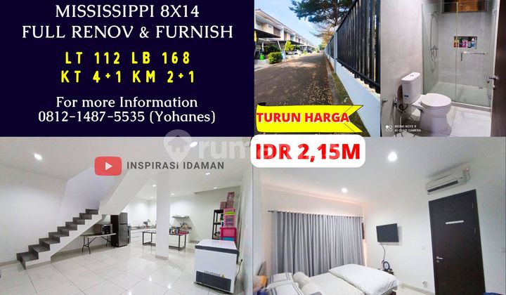 Rumah Jgc South Mississippi 8X14 Full Renov & Furnish Rumah Jgc South Mississippi 8X14 Full Renov & Furnish