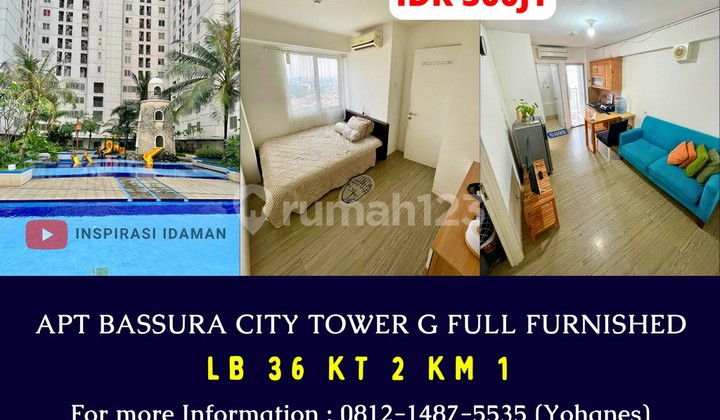 Apt Bassura City Tower G 2Br Full Furnished Apt Bassura City Tower G 2Br Full Furnished