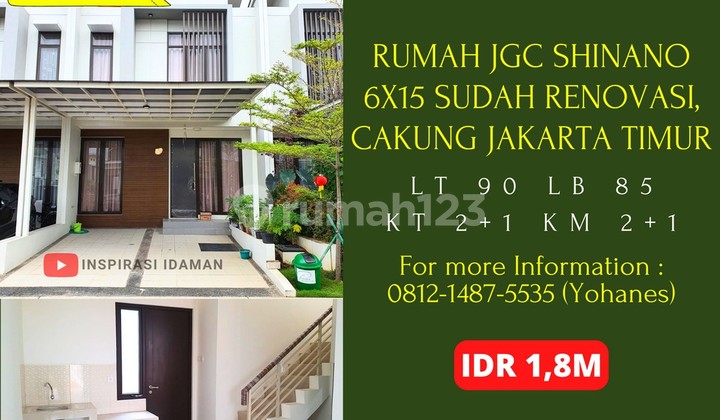 Rumah Jgc Shinano 6X15 Sudah Renovasi
