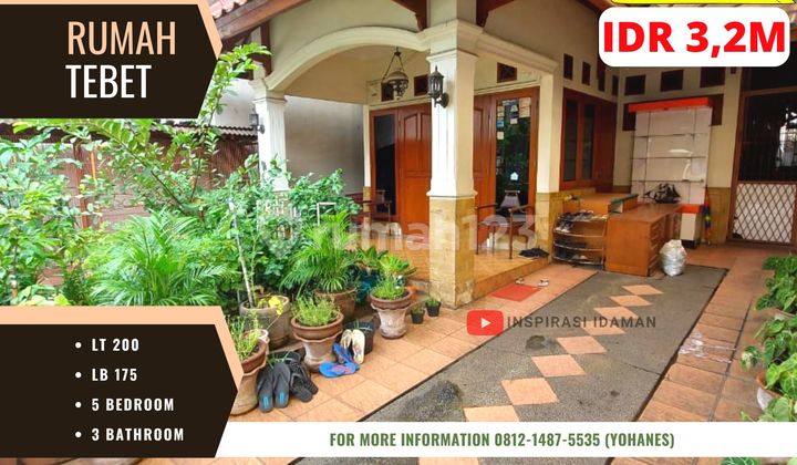 Rumah Tebet Bukit Duri 200Mtr 2 Lantai Akses 2 Mobil Rumah Tebet Bukit Duri 200Mtr 2 Lantai Akses 2 Mobil
