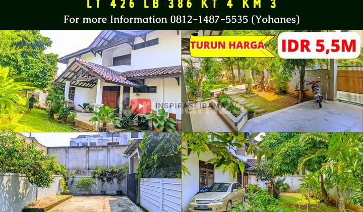 Rumah Private 426Mtr Kav Ptb Duren Sawit Dekat Podomoro