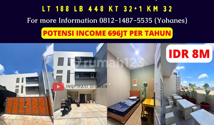 Kost BSD 32+1Kt Near Pasar Modern Quick Sale 1
