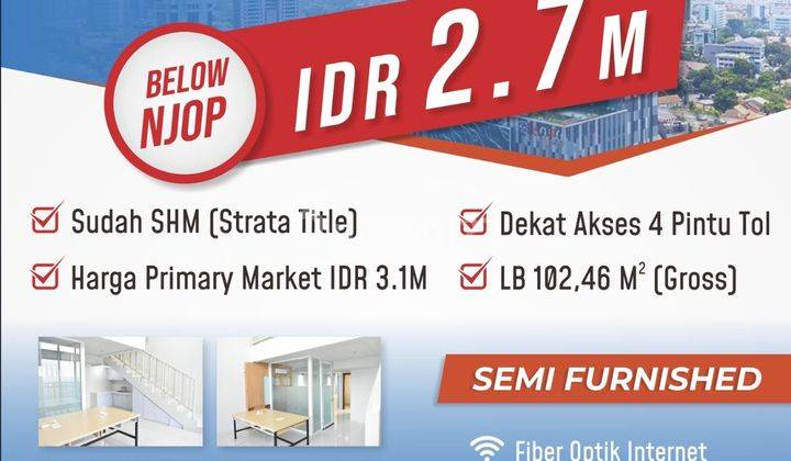 Soho Pancoran 102mtr Office Space Tebet Semi Furnished 1