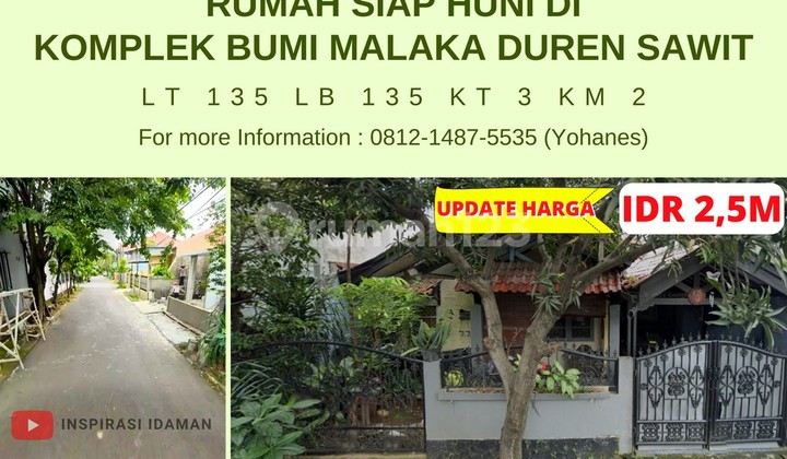 Rumah Huni di Komplek Bumi Malaka Duren Sawit Rumah Huni di Komplek Bumi Malaka Duren Sawit