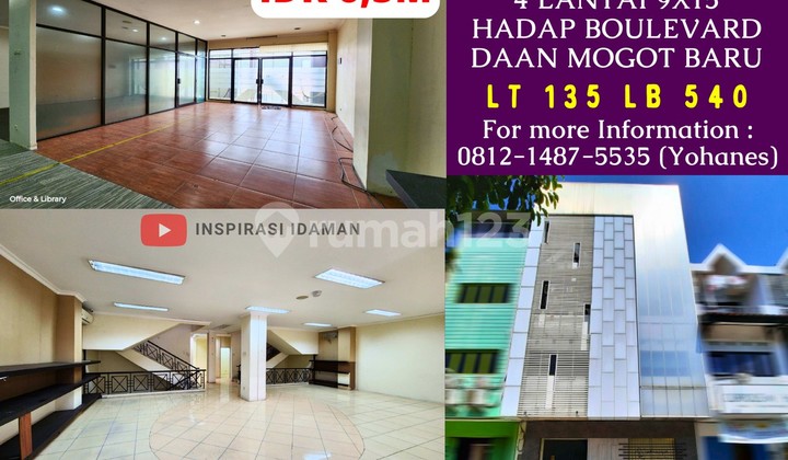 Ruko Gandeng 4 Lantai 9X15 Hadap Boulevard Daan Mogot Baru Ruko Gandeng 4 Lantai 9X15 Hadap Boulevard Daan Mogot Baru