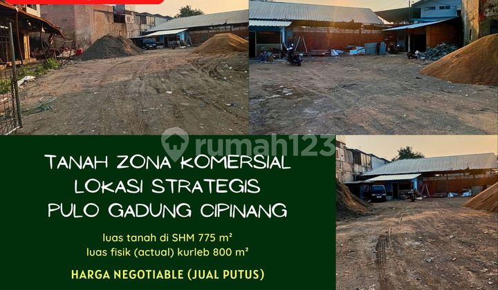 Tanah Zona Komersial Lokasi Strategis Pulo Gadung Cipinang Tanah Zona Komersial Lokasi Strategis Pulo Gadung Cipinang