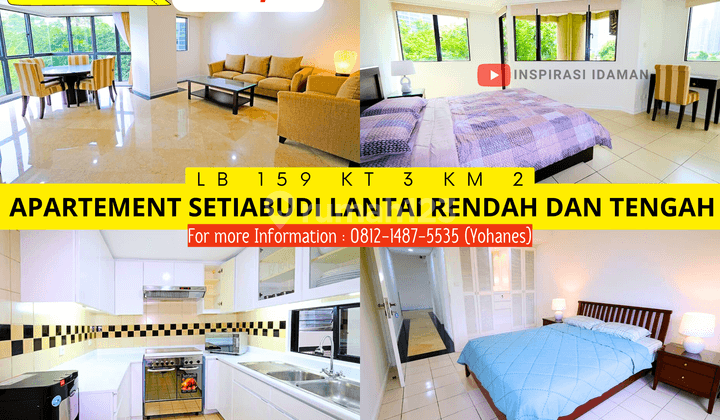 Apartement Setiabudi 2BR Lantai Rendah Dan Tengah 1