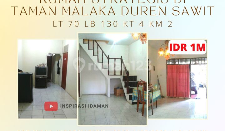 Rumah 2 Lantai Strategis di Taman Malaka Duren Sawit Rumah 2 Lantai Strategis di Taman Malaka Duren Sawit