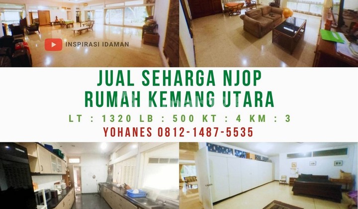 Rumah Paviliun 1320Mtr Kemang Utara Hitung NJOP Tanah Aja Rumah Paviliun 1320Mtr Kemang Utara Hitung NJOP Tanah Aja