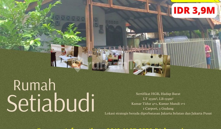 Rumah Setiabudi 255Mtr Akses Jalan 1 Mobil Cocok Investasi Kost Rumah Setiabudi 255Mtr Akses Jalan 1 Mobil Cocok Investasi Kost