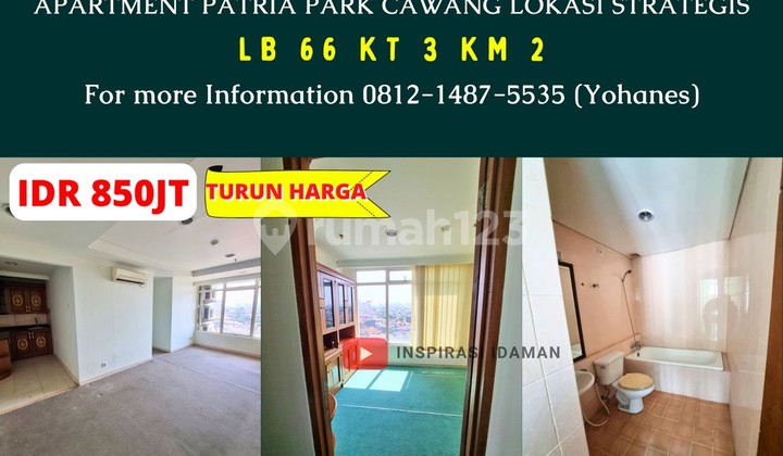 Apartment Patria Park Cawang Lokasi Srategis Apartment Patria Park Cawang Lokasi Srategis