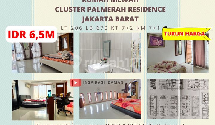 Rumah Mewah 206Mtr 4 Lantai Palmerah Residence Jakarta Barat Rumah Mewah 206Mtr 4 Lantai Palmerah Residence Jakarta Barat