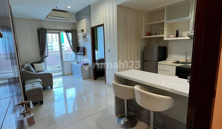 Apt Capitol Park Salemba 2BR Tower Emerald Lantai Rendah Full Furnished  1