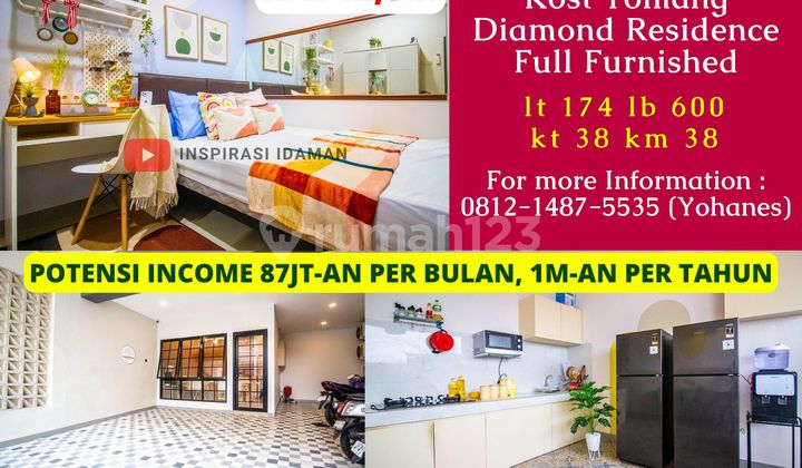 Kost Tomang 4 Lantai 38Kt Full Furnished