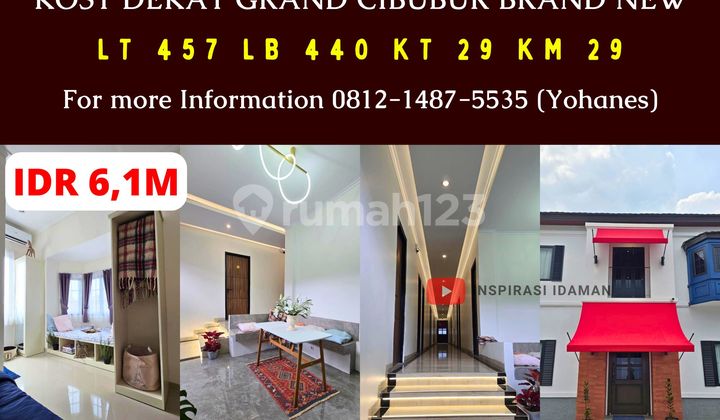 Boarding House Near Grand Cibubur 29 Rooms Brand New