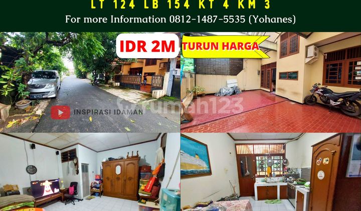 Quick Sale Pondok Kelapa House with 2 Car Access Near Kalimalang