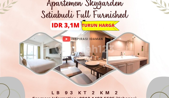 Skygarden Setiabudi 2Br Lantai 35 Full Furnished Skygarden Setiabudi 2Br Lantai 35 Full Furnished